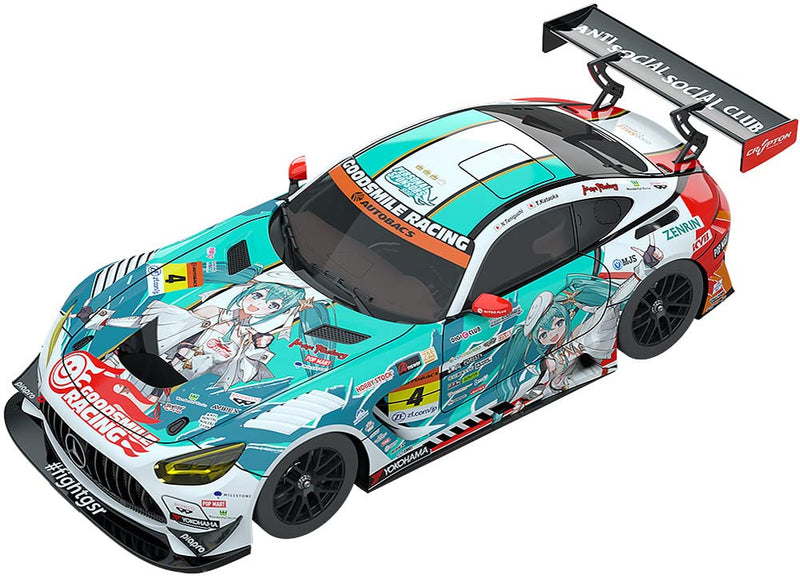 Good Smile Racing Hatsune Miku GT Project vehicle 1/64 Hatsune Miku AMG 2023 Season Opening Ver. 7cm