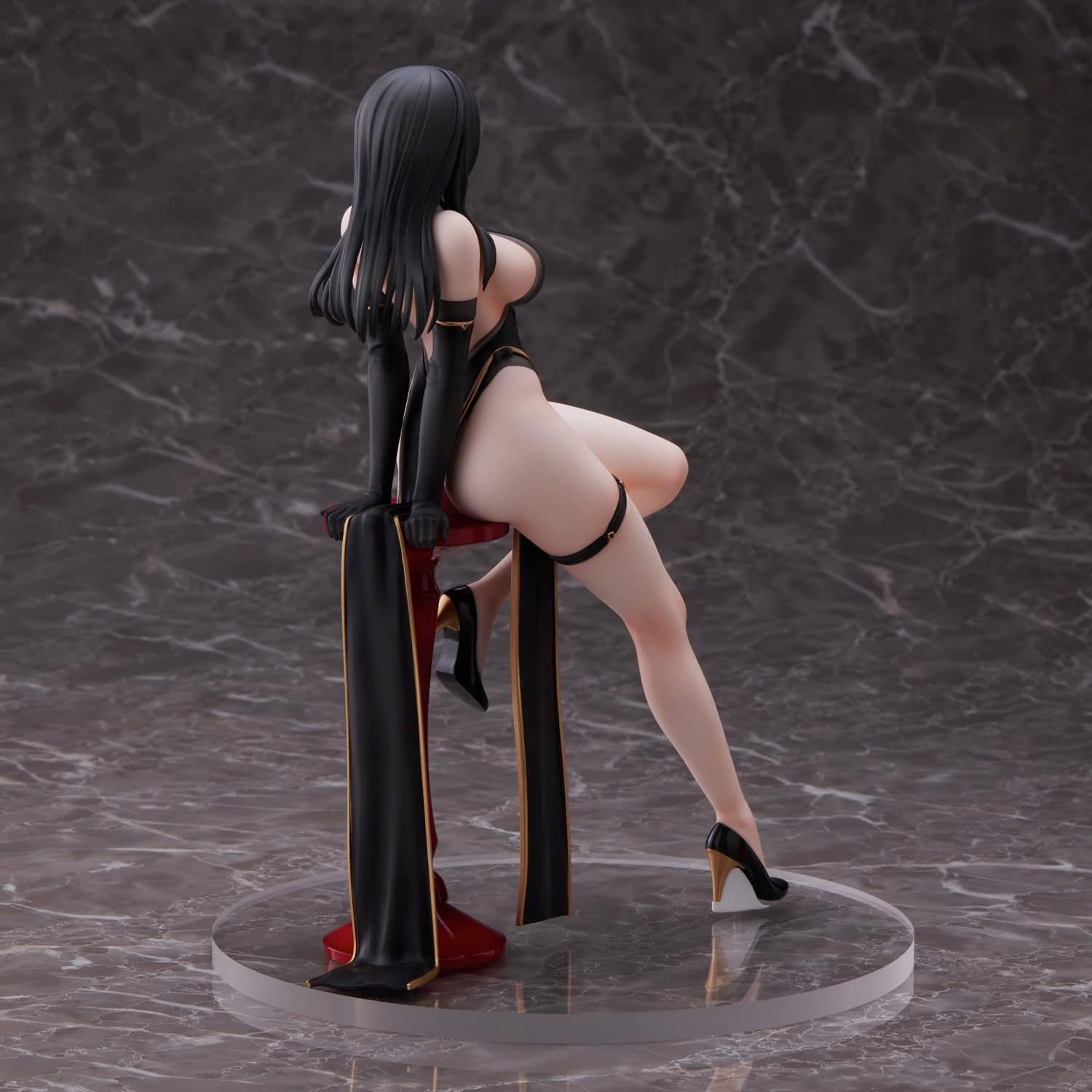 Union Creative - Hyabusa Illustration - Black China Dress Chan Non-Scale PVC Figure (Mr)