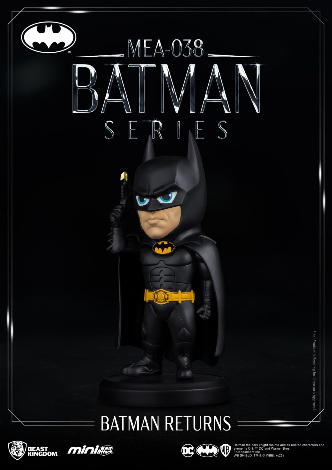 BEAST KINGDOM Toys DC Comics Figuras Mini Egg Attack 8 cm Batman Series Surtido