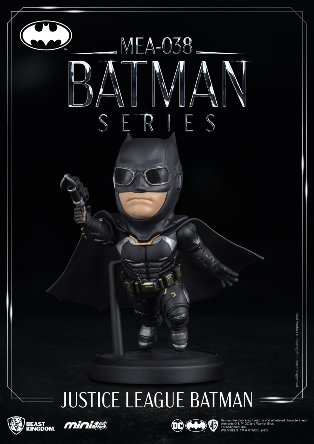 BEAST KINGDOM Toys DC Comics Figuras Mini Egg Attack 8 cm Batman Series Surtido