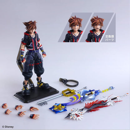 スクウェア・エニックス(SQUARE ENIX) Kingdom Hearts III Play Arts Kai Sora Ver.2 DX Edition, PVC Pre-Painted Action Figure