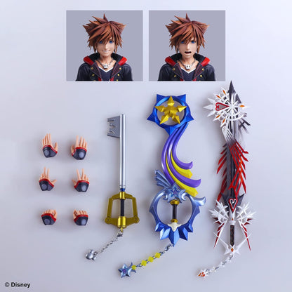 スクウェア・エニックス(SQUARE ENIX) Kingdom Hearts III Play Arts Kai Sora Ver.2 DX Edition, PVC Pre-Painted Action Figure