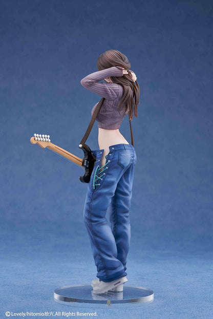 Original Character statuette PVC 1/7 Guitar Girl Illustrated by Hitomio16 Deluxe Ver. 25 cm