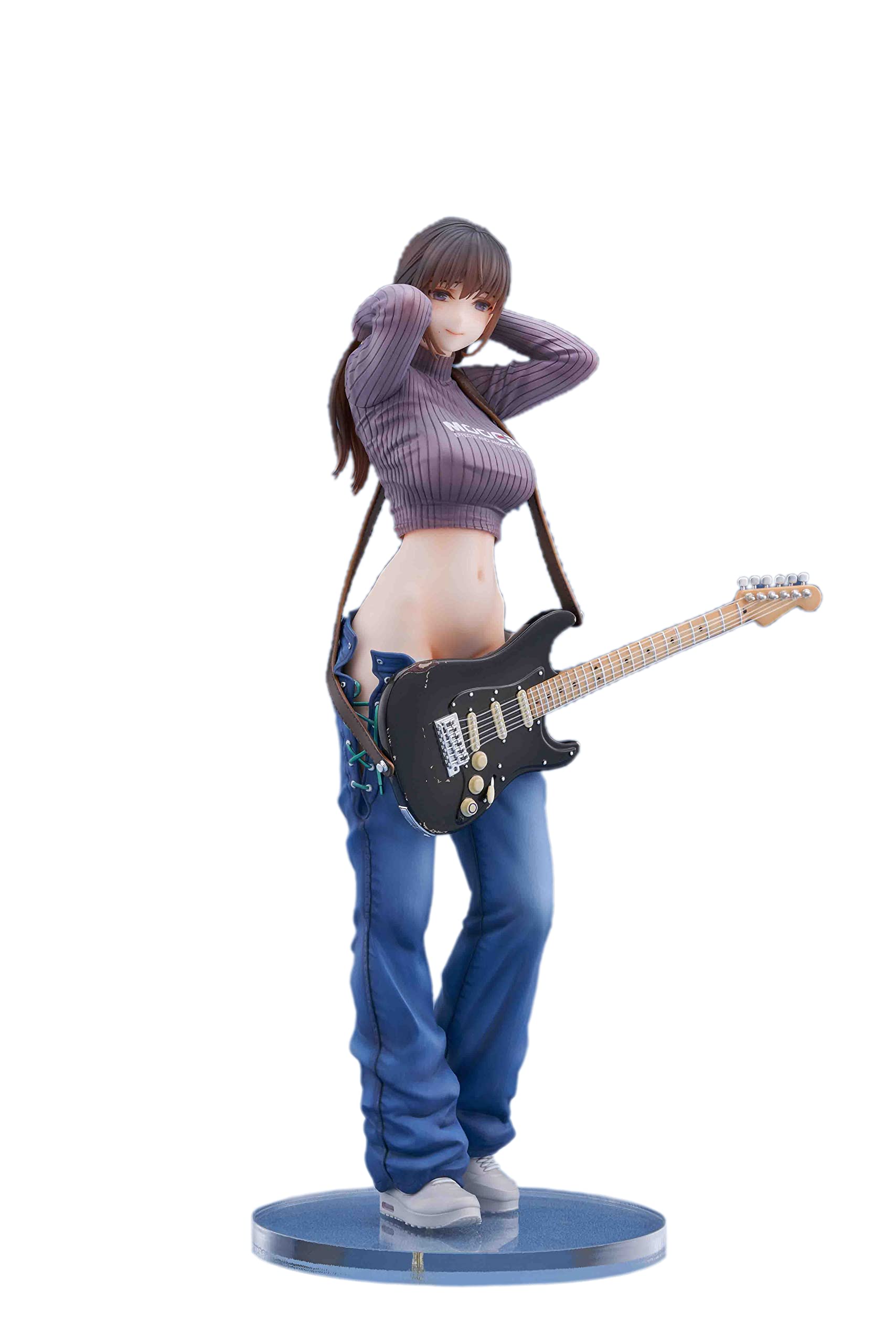 Original Character statuette PVC 1/7 Guitar Girl Illustrated by Hitomio16 Deluxe Ver. 25 cm