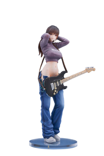Original Character statuette PVC 1/7 Guitar Girl Illustrated by Hitomio16 Deluxe Ver. 25 cm