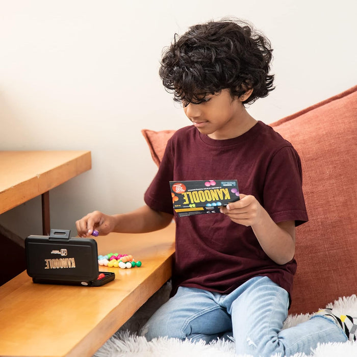 Learning Resources Kanoodle 3D Brain Teaser Puzzle, Travel Game for Adults and Kids Ages 7 8 9 10+, Gift for Boys and Girls, Featuring over 200 Challenges