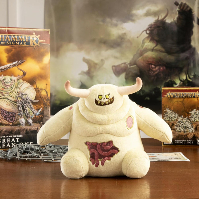 Warhammer 40,000 Collectible Plush Toys - Little Unclean One Nurglings Plush Officially Licensed Cute Plushies of Classic Warhammer 40,000 Miniatures - 7 Inch