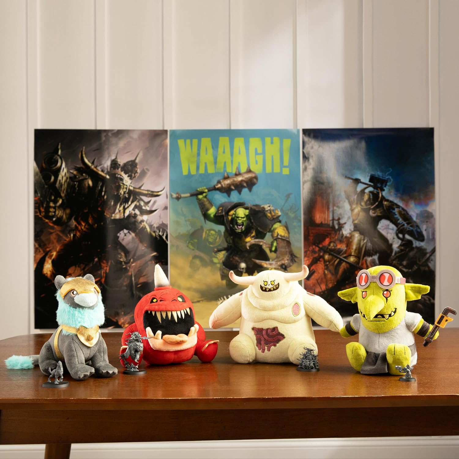 Warhammer Age of Sigmar Collectible Plush Toys - Gnasha-Squig Plushie Officially Licensed Cute Plushies of Classic Warhammer Miniatures - 7.5 Inch