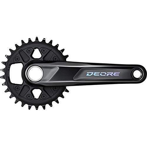 Shimano FC-M6100 Deore chainset, 12-speed, 55 mm chainline, 30T, 165 mm