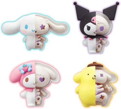 Megahouse Sanrio Puzzle Mascot Kaitai Fantasy Mix Figuren 8 cm Fancy Purple (4)