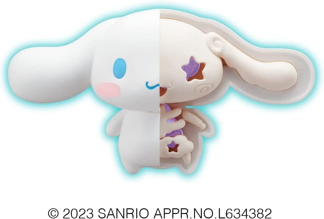 Megahouse Sanrio Puzzle Mascot Kaitai Fantasy Mix Figuren 8 cm Fancy Purple (4)