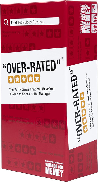 Overrated Not For Resell On Amazonebay