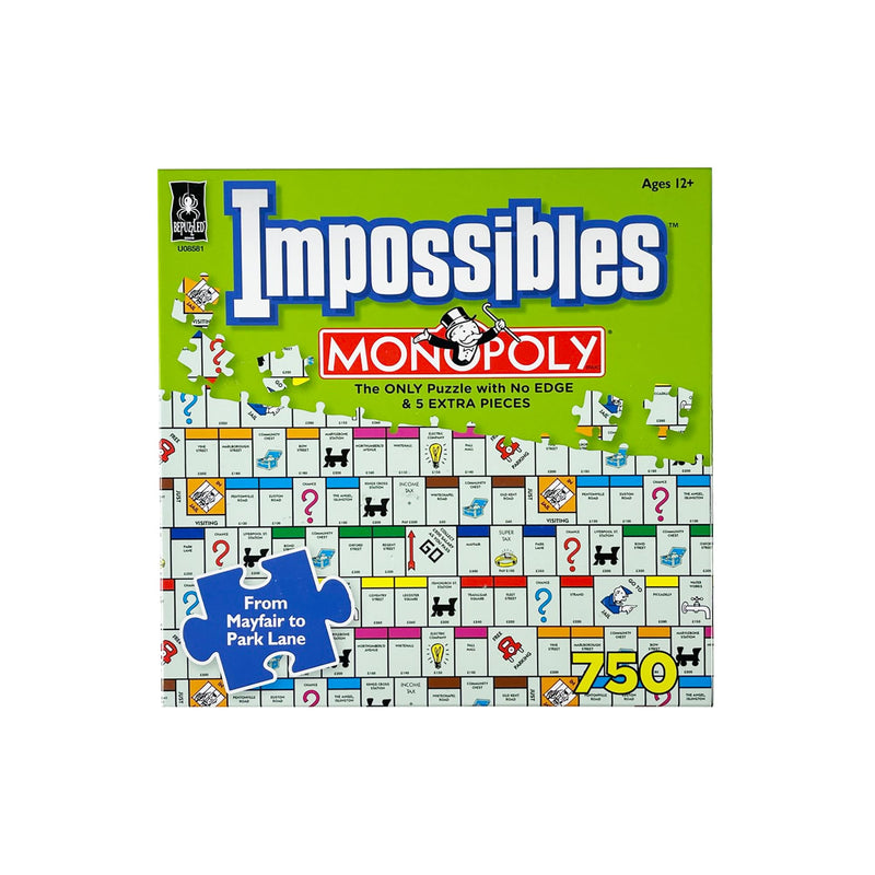 University Games Impossibles Monopoly-Rompecabezas de 750 Piezas (U08581
