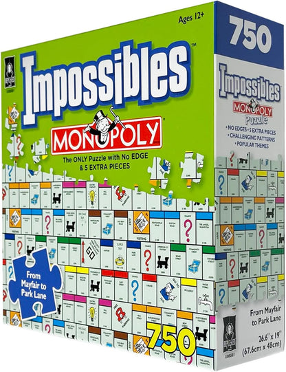 University Games Impossibles Monopoly-Rompecabezas de 750 Piezas (U08581