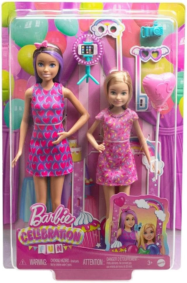 Barbie Celebration Fun Birthday Skipper and Stacie Doll 2-Pack