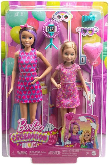 Barbie Celebration Fun Birthday Skipper and Stacie Doll 2-Pack