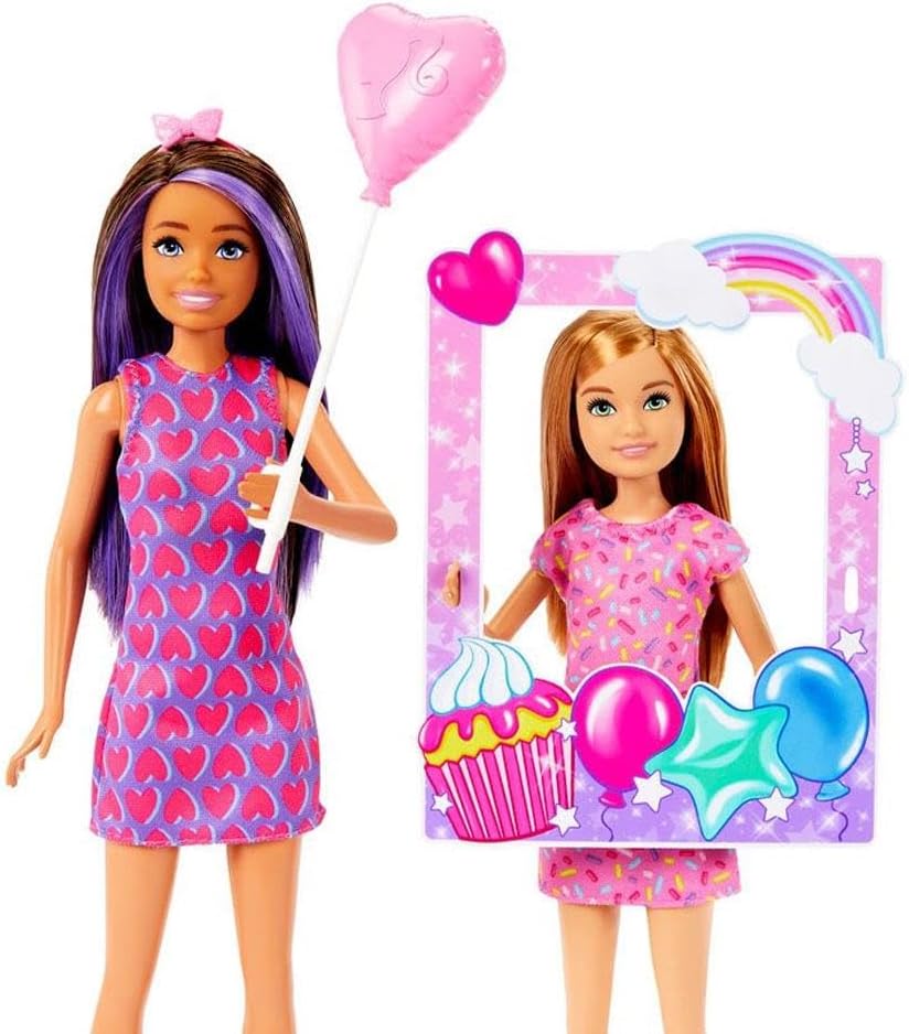 Barbie Celebration Fun Birthday Skipper and Stacie Doll 2-Pack