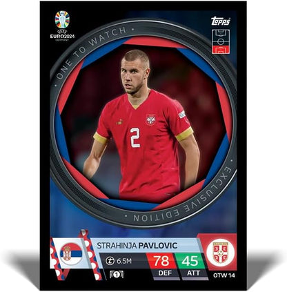 Topps Official Euro 2024 Match Attax - Tournament Celebration Box (30 exclusive packets)