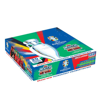 Topps Official Euro 2024 Match Attax - Tournament Celebration Box (30 exclusive packets)