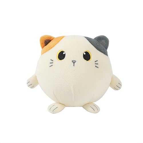 I-TOTAL® - Zacht squishy kussen van traagschuim 14 cm diameter, squishy kussen ideaal als cadeau Orange Cat