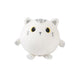 I-TOTAL® - Zacht squishy kussen van traagschuim 14 cm diameter, knijpkussen ideaal als cadeau Witte kat