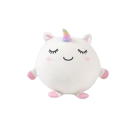 I-TOTAL® - Zacht squishy kussen van traagschuim met een diameter van 14 cm, ideaal als cadeau UNICORN