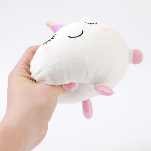 I-TOTAL® - Zacht squishy kussen van traagschuim met een diameter van 14 cm, ideaal als cadeau UNICORN