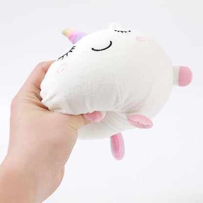 I-TOTAL® - Zacht squishy kussen van traagschuim met een diameter van 14 cm, ideaal als cadeau UNICORN