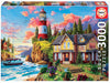 Educa - Puzzle da 3000 pezzi per adulti | Lighthouse Landscape. Misura: 120 x 85 cm. Include servizio pezzi mancanti. Consigliato a partire dai 14 anni (18507) Puzzle Faro vicino all'oceano