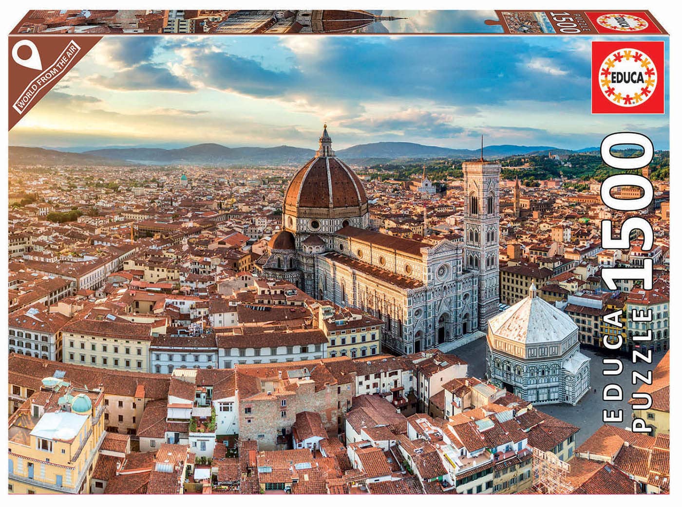 Educa - Puzzle 1500 Teile für Erwachsene | Florenz, 1500 Teile Puzzle für Erwachsene und Kinder ab 14 Jahren, Italien, Städtepuzzle (19272)