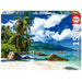 Educa - Puzzle 1500 Teile für Erwachsene | Seychellen, 1500 Teile Puzzle für Erwachsene und Kinder ab 14 Jahren, Landschaftspuzzle, Meer, Strand, Palmen (19564)