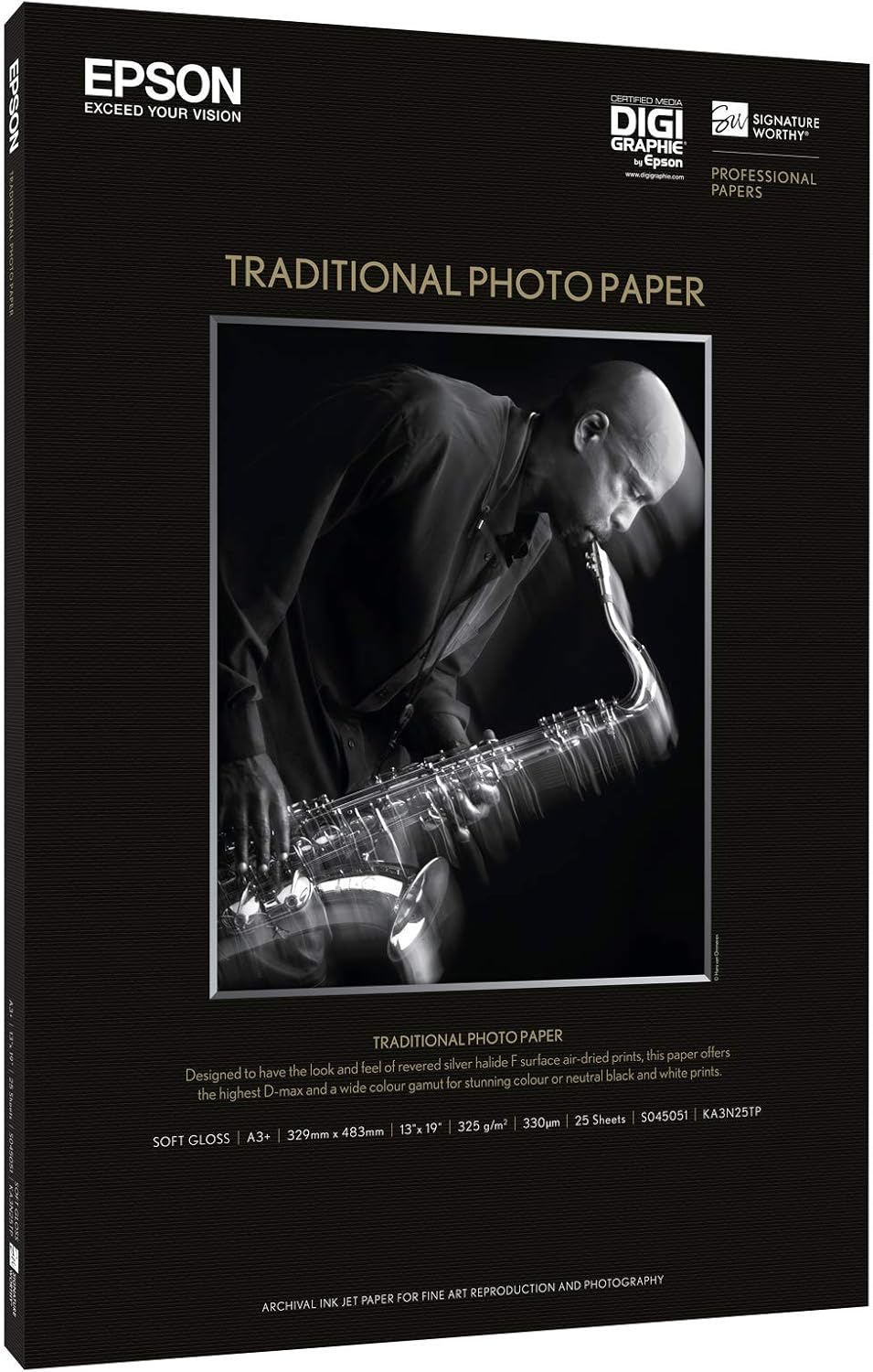 EPSON - TRADITIONAL PHOTO PAPER-A4 25S 330