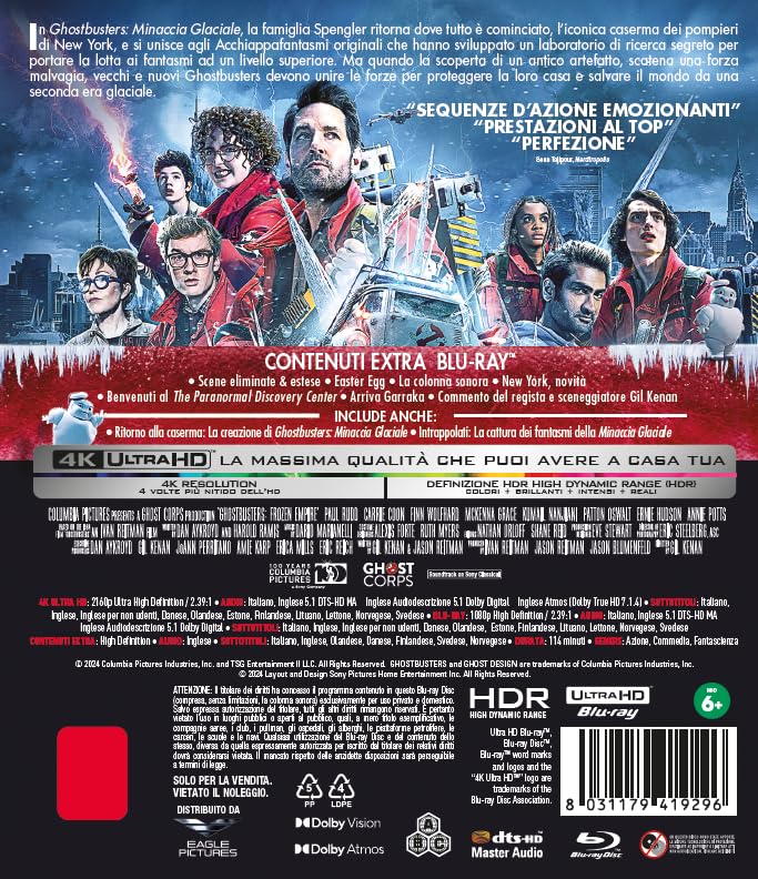 Ghostbusters - Minaccia Glaciale - 4K (Bd 4K + Bd Hd
