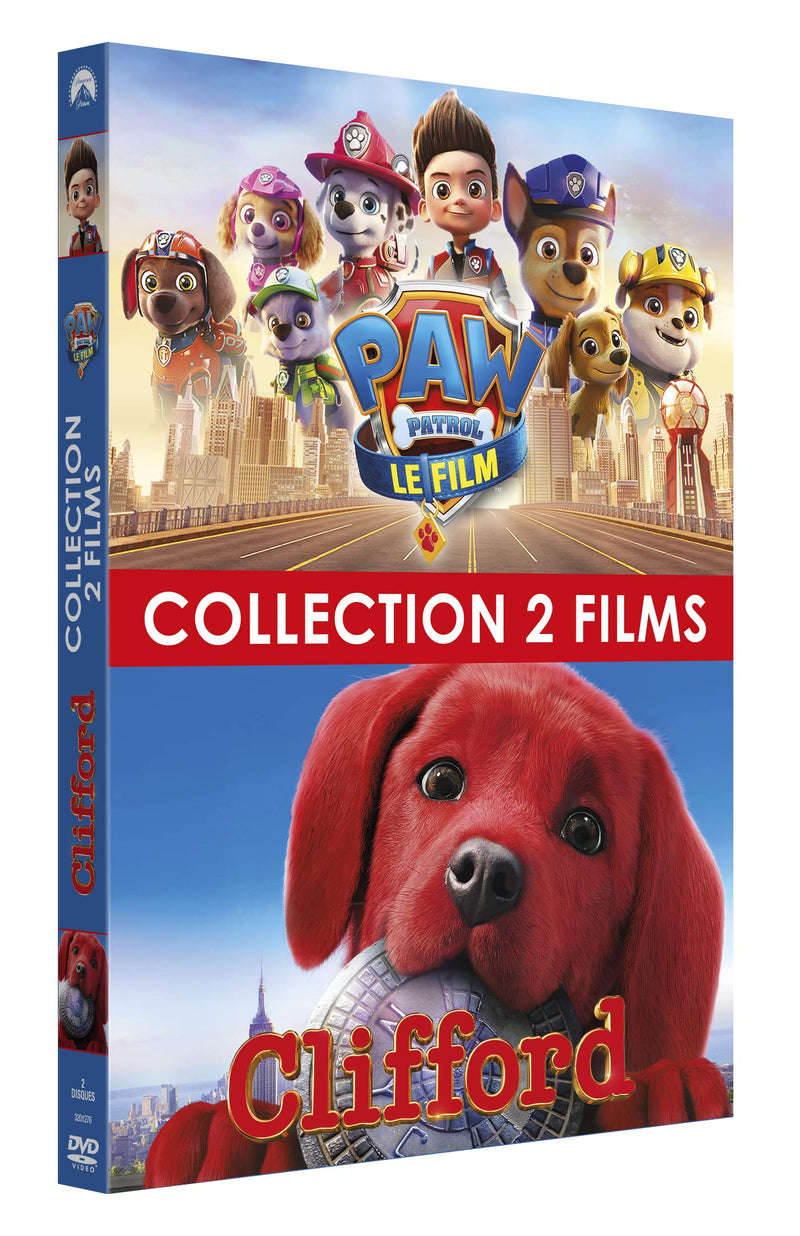 Coffret de wouf : la pat'patrouille, le film + clifford