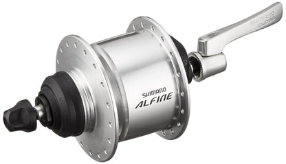 Shimano DH-S501 Alfine, 6v 3w, Centre-Lock disc, 36h, Q/R, silver