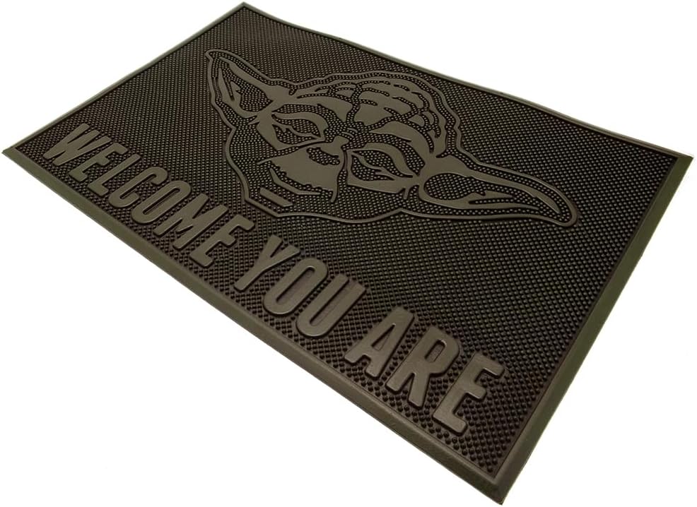 STAR WARS (YODA WECLOME) RUBBER DOORMAT