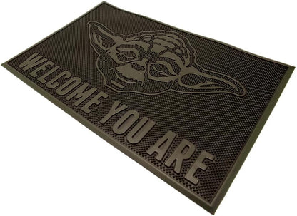 STAR WARS (YODA WECLOME) RUBBER DOORMAT
