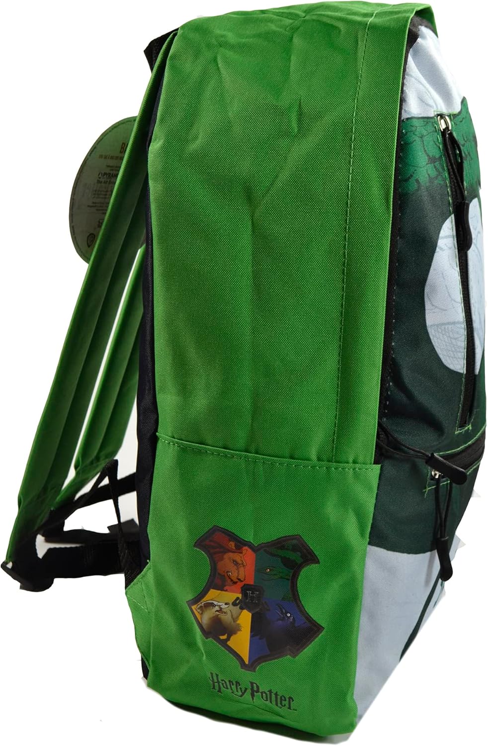 Harry Potter Intricate Houses Slytherin Backpack One Size Green/White