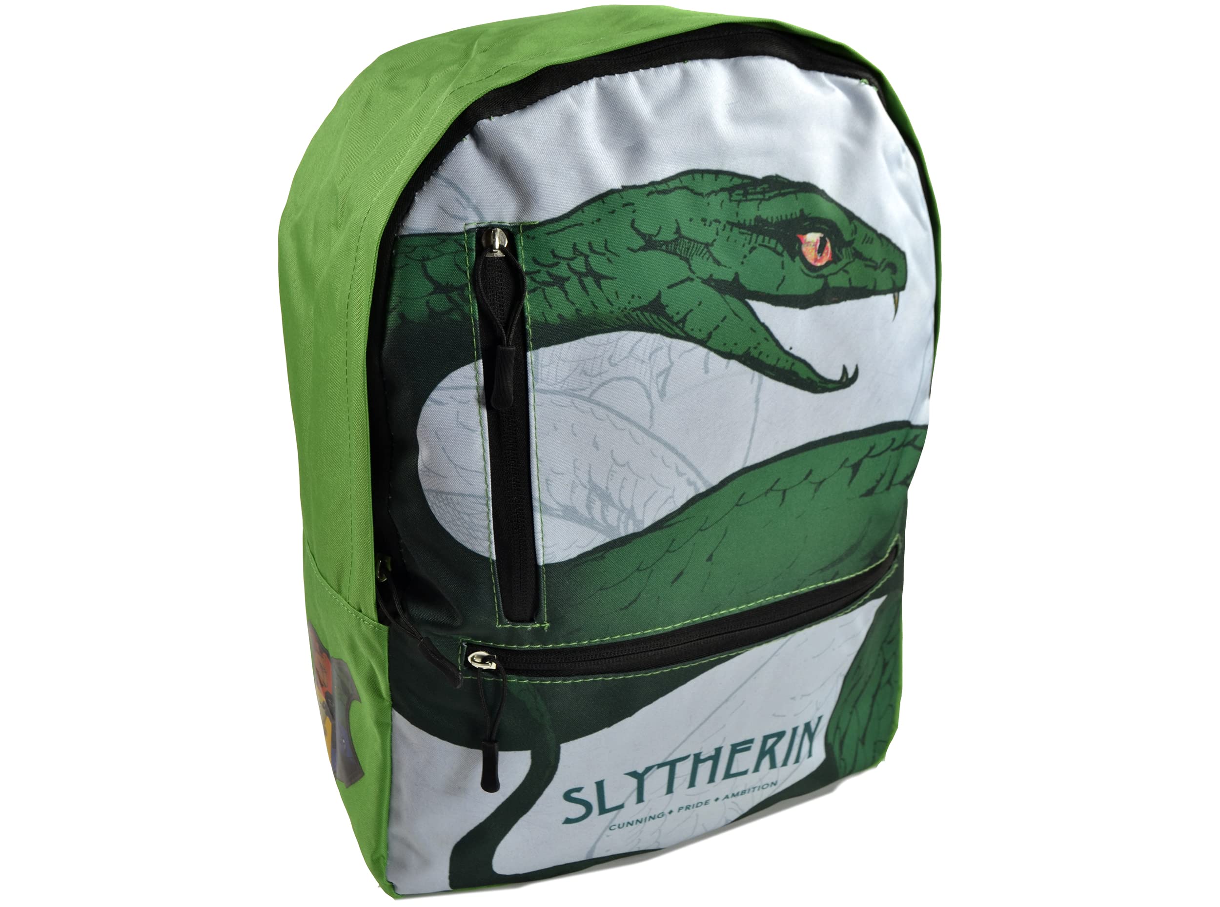 Harry Potter Intricate Houses Slytherin Backpack One Size Green/White