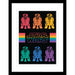 Pyramid International Star Wars Poster, gerahmt, Collector's Edition (R2D2 Pride Rainbow mit weißem Rand), 30 x 40 cm