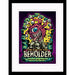 Dungeons and Dragons Print in Black Picture Frame Collector Edition (Beholder Design) Dungeons and Dragons Wall Art, 30cm x 40cm. Dungeons and Dragons Gifts - Official Merchandise