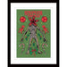Pyramid International Stranger Things Poster with Border and Black Frame (Christmas Demogorgon Design) 30cm x 40cm Frame and Stranger Things Wall Art - Official Stranger Things Merchandise