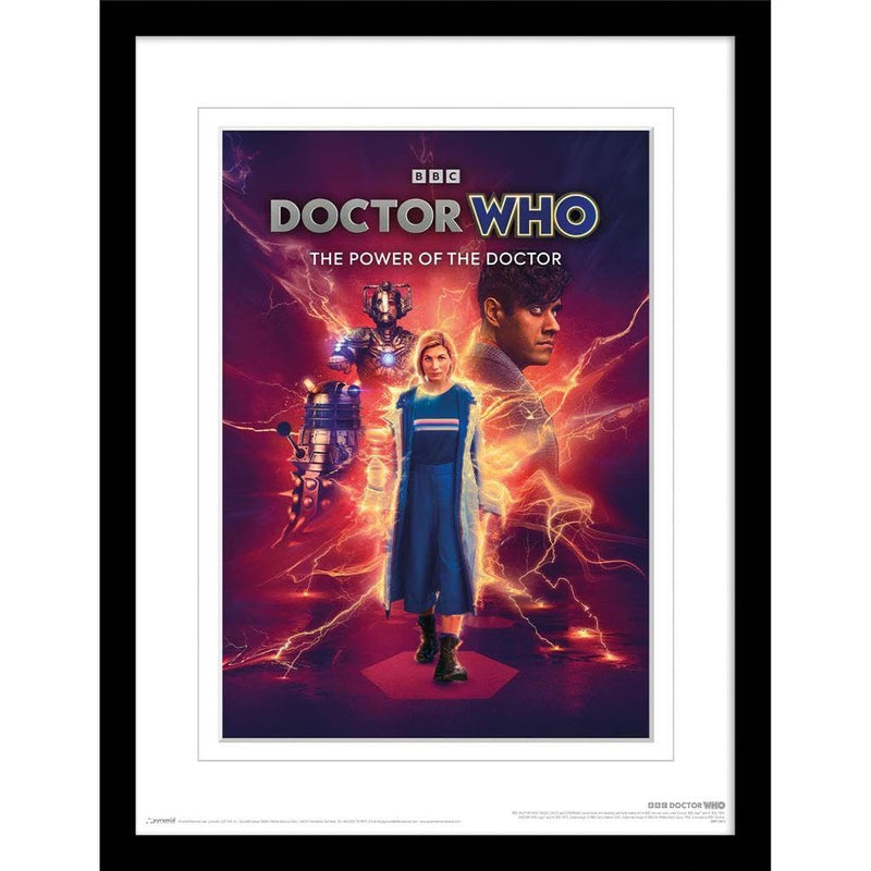 DOCTOR WHO: THE POWER OF THE DOCTOR COLLECTOR PRINT (FRAMED DIGITAL MOUNTED))