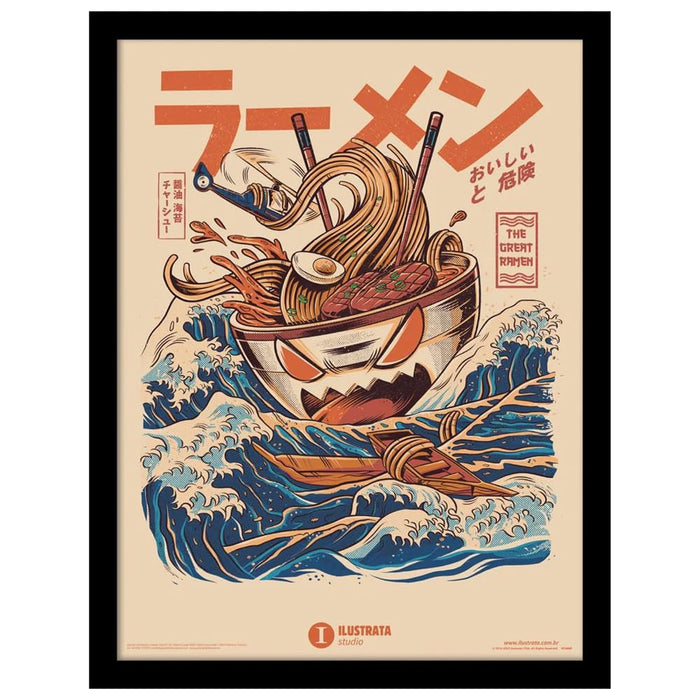 ILUSTRATA (THE GREAT RAMEN) COLLECTOR PRINT (FRAMED)