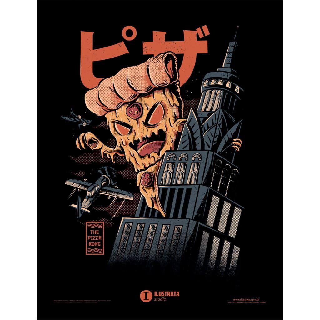 ILUSTRATA (THE PIZZA KONG) COLLECTOR PRINT (FRAMED)