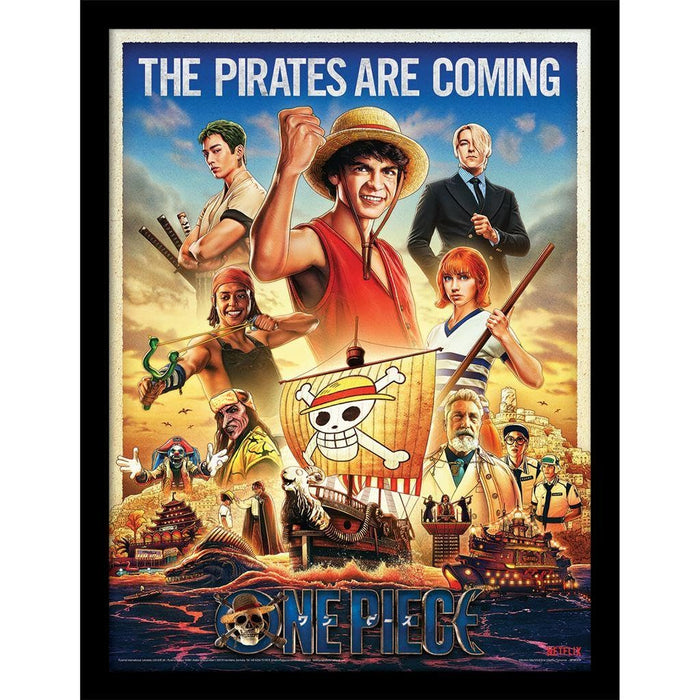 Pyramid International One Piece Poster in Frame (Live Action Movie Design) Wall Art in 30x40cm Poster Frame - Official Merchandise