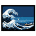 Wave Collection (8 Bit Waves) 30 x 40cm Collector Print (Framed