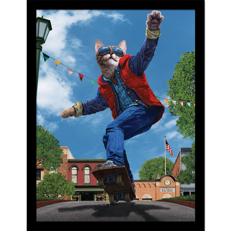 Vincent Hie (Cat To The Future) 30 x 40cm Collector Print (Framed