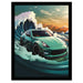 Wave Collection (Wave Cars Fairlady) 30 x 40cm Collector Print (Framed)