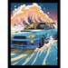 Wave Collection (Wave Cars Scooby) 30 x 40cm Collector Print (Framed)